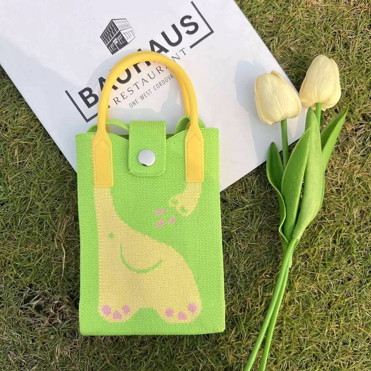Premium Knit Crossbody Phone Bag