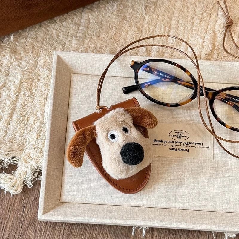 Leather Glasses Holder Cartoon - Fashion Accessories