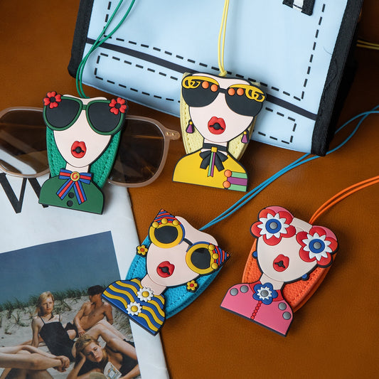 Leather Glasses Holder Chic Lady - Fashion Accessories