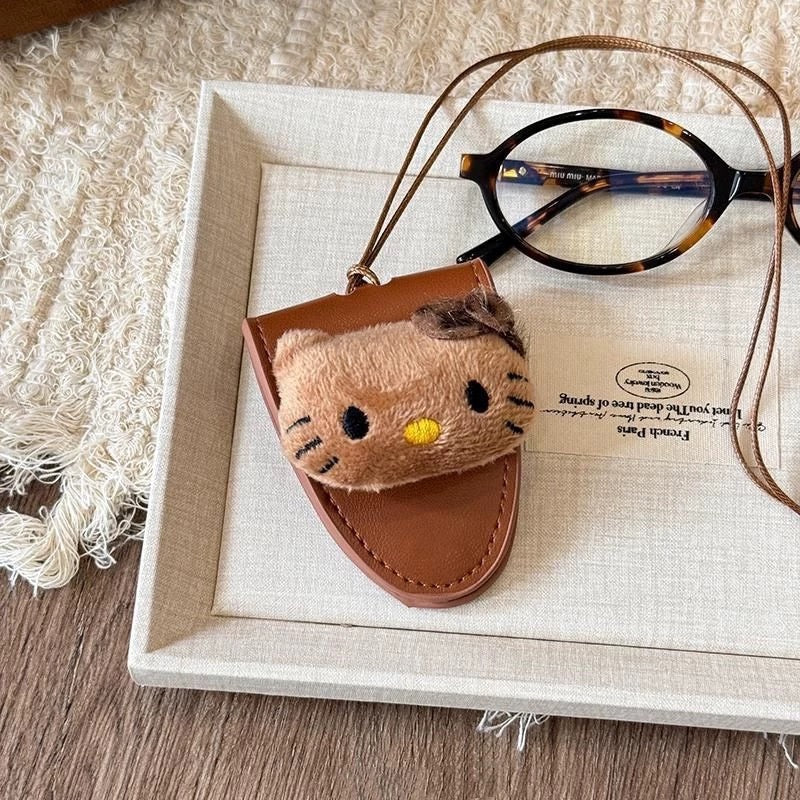 Leather Glasses Holder Cartoon - Fashion Accessories