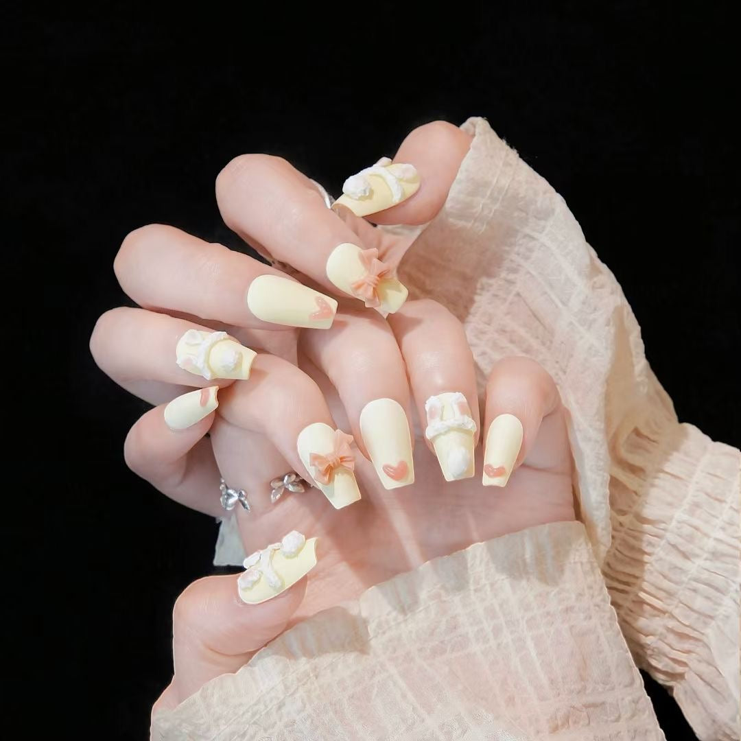 3D Rabbit - Handmade Press On Nails