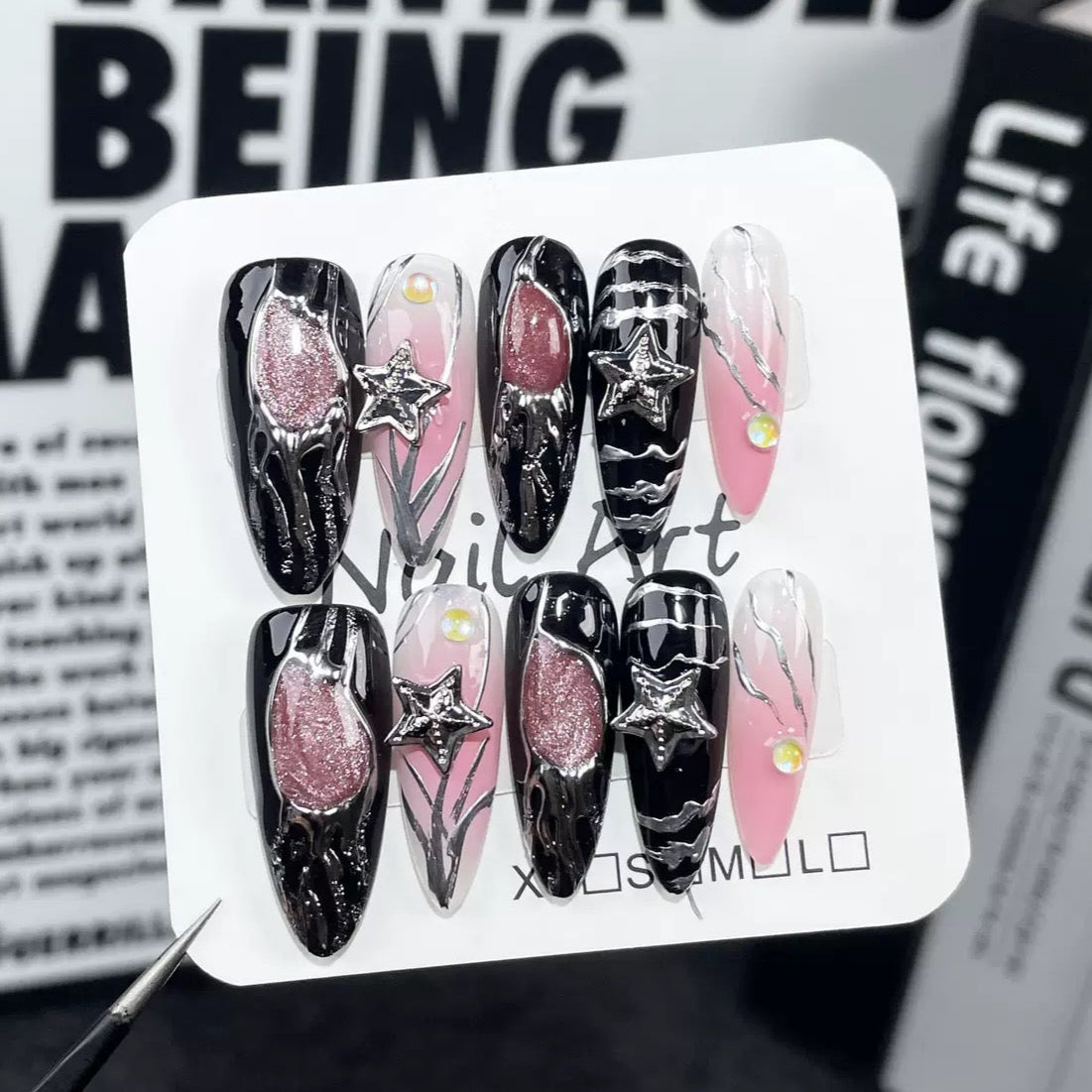 Y2K Pink - Handmade Press On Nails