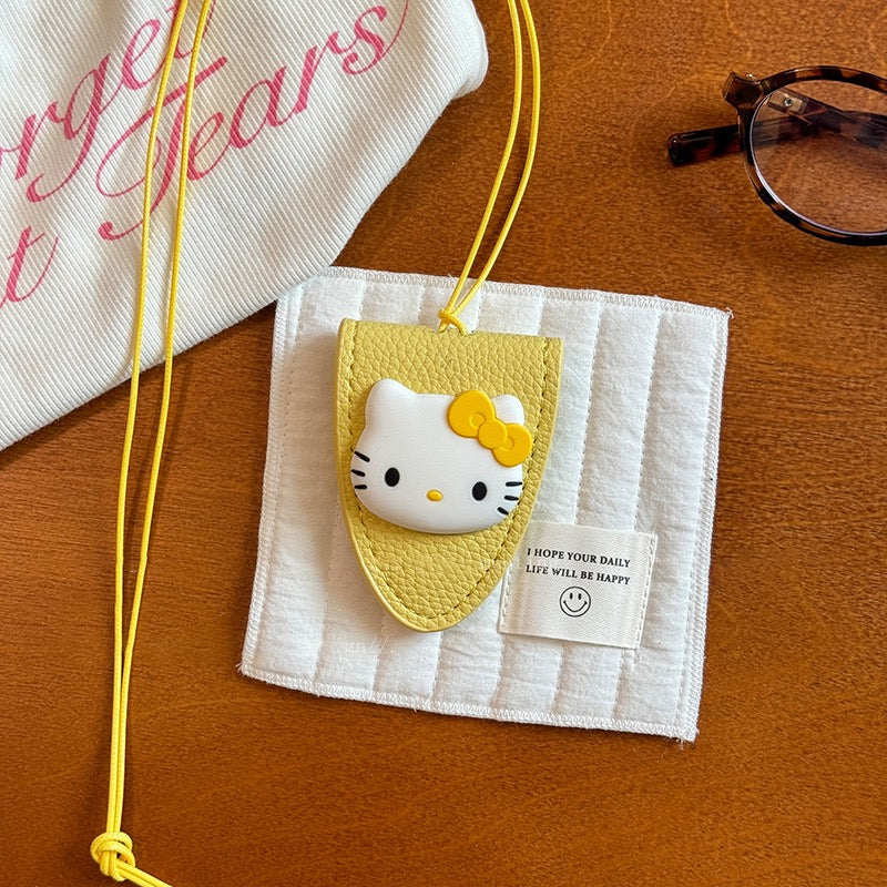 Leather Glasses Holder Kitty Cat - Fashion Accessories