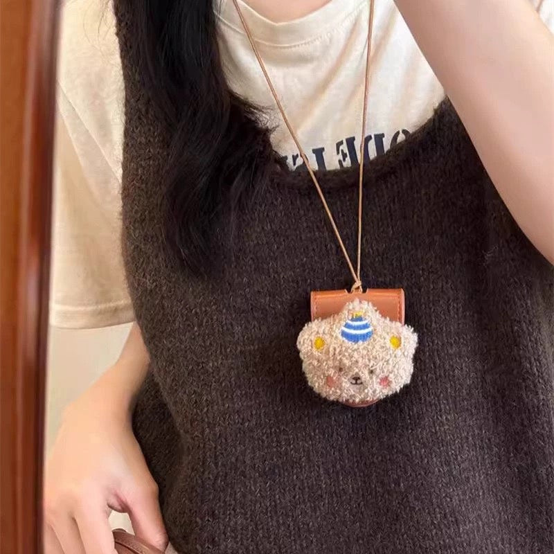 Leather Glasses Holder Cartoon - Fashion Accessories