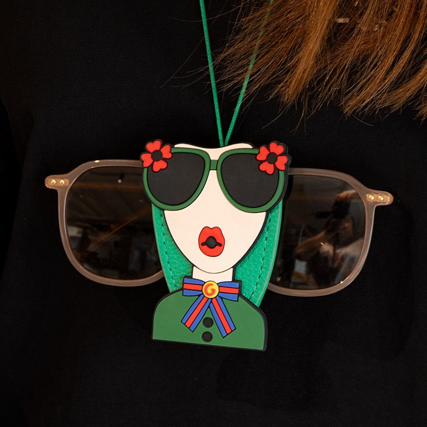 Leather Glasses Holder Chic Lady - Fashion Accessories