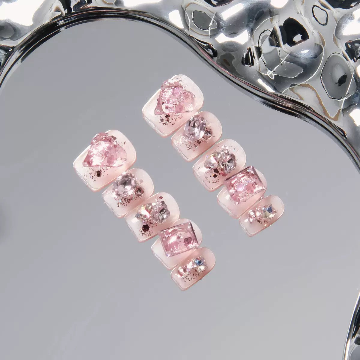 Sweet Candy - Cute Handmade Press On Nails