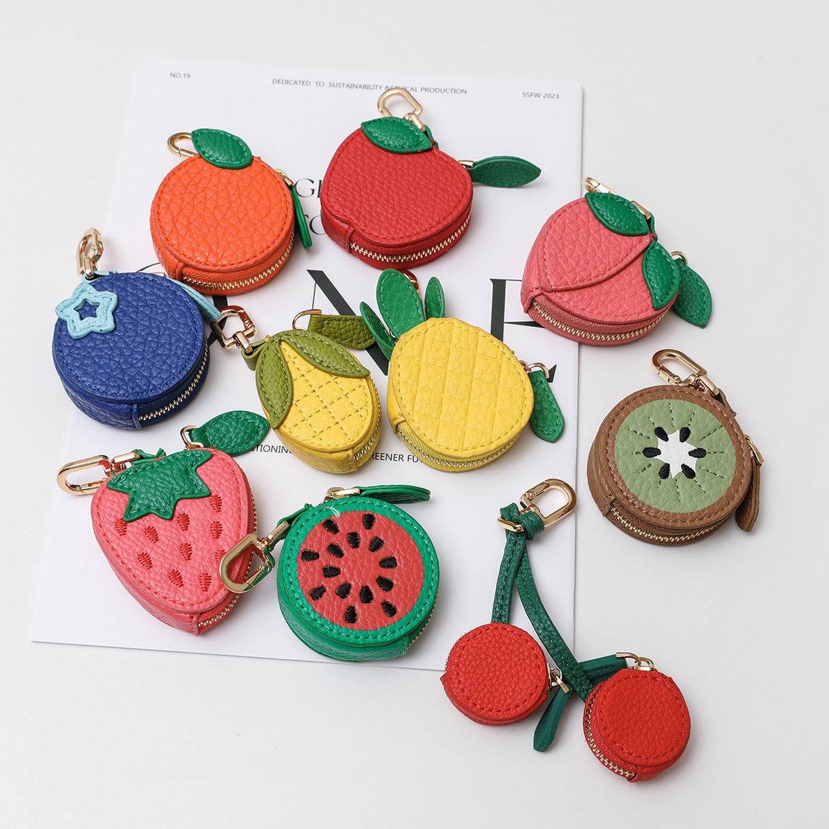 Fruit Coin Purse-Bag Charm-Fashion Accessories