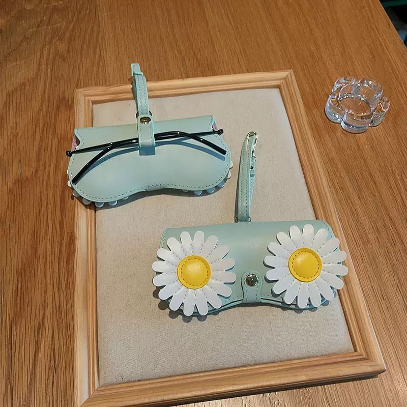 Leather Glasses Case Cute Bag charm  - Fashion Accessories