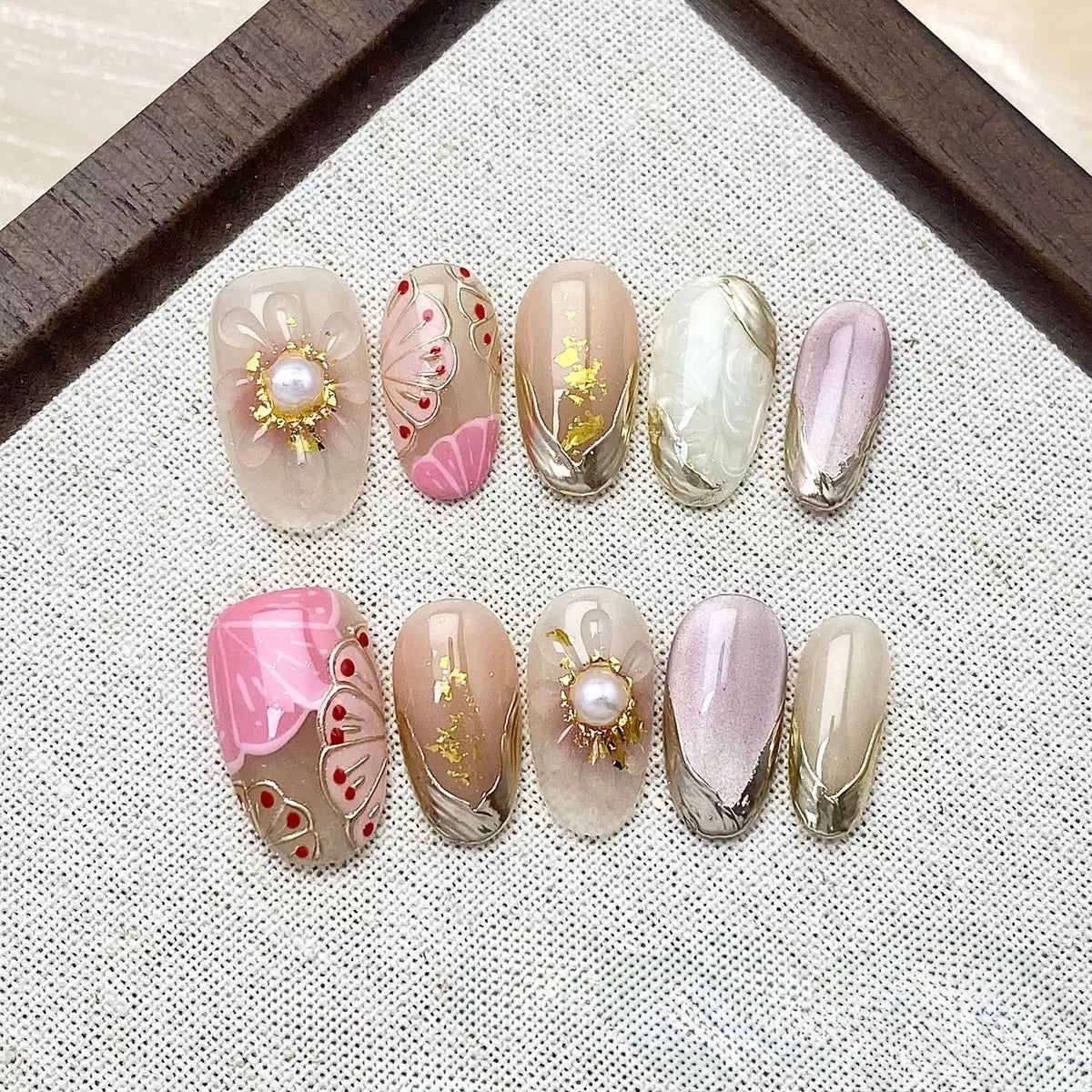 Summer Bloom - Fairy Chic Handmade Press On Nails