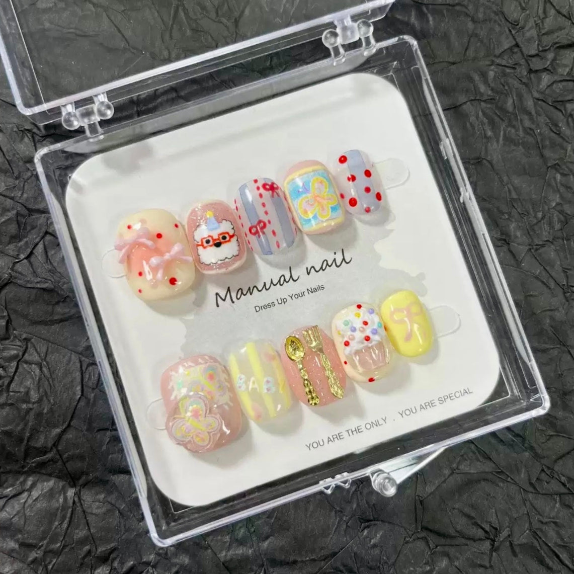 Little Chef - Cute Kawaii Handmade Press On Nails
