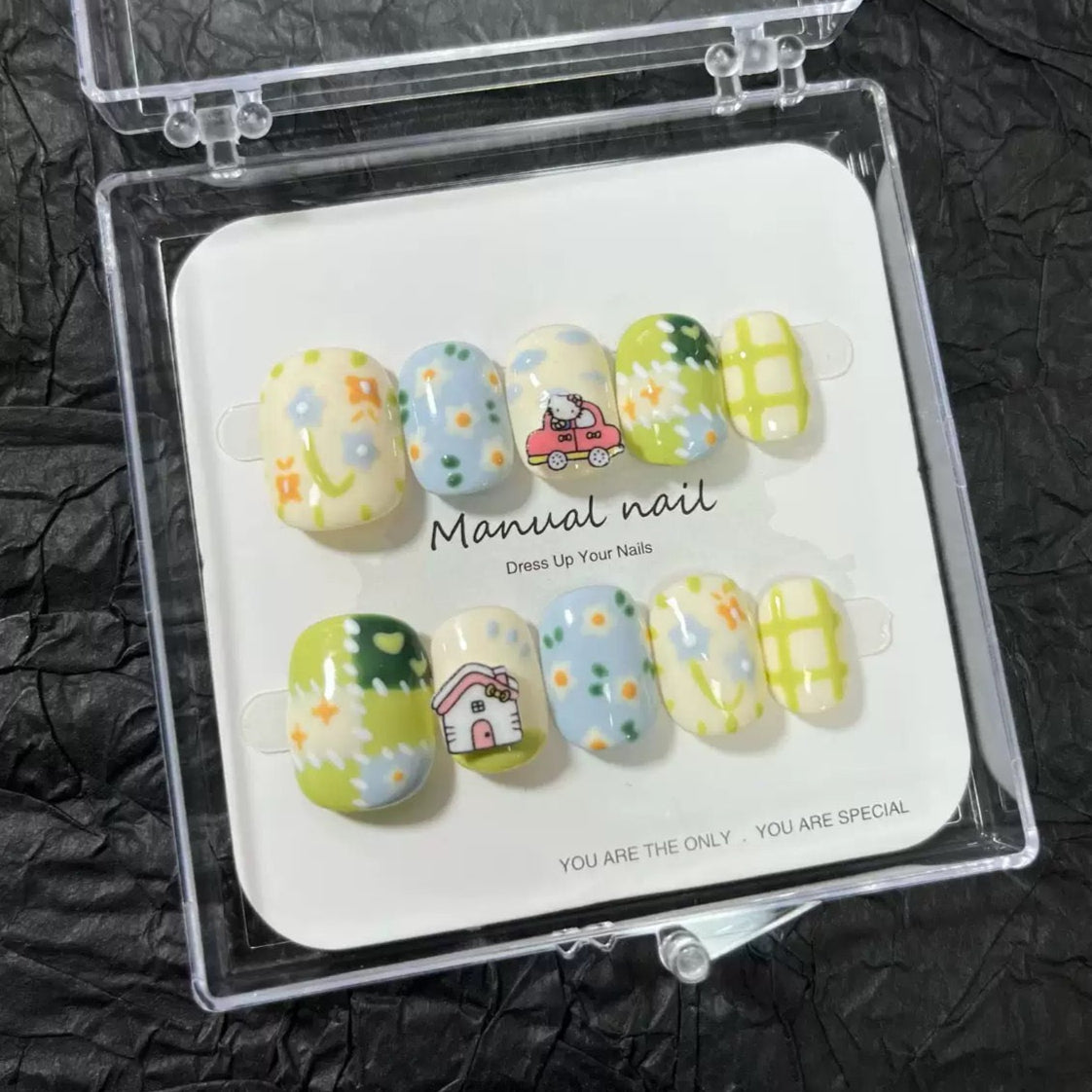 Home and Car - Cute Kawaii Handmade Press On Nails