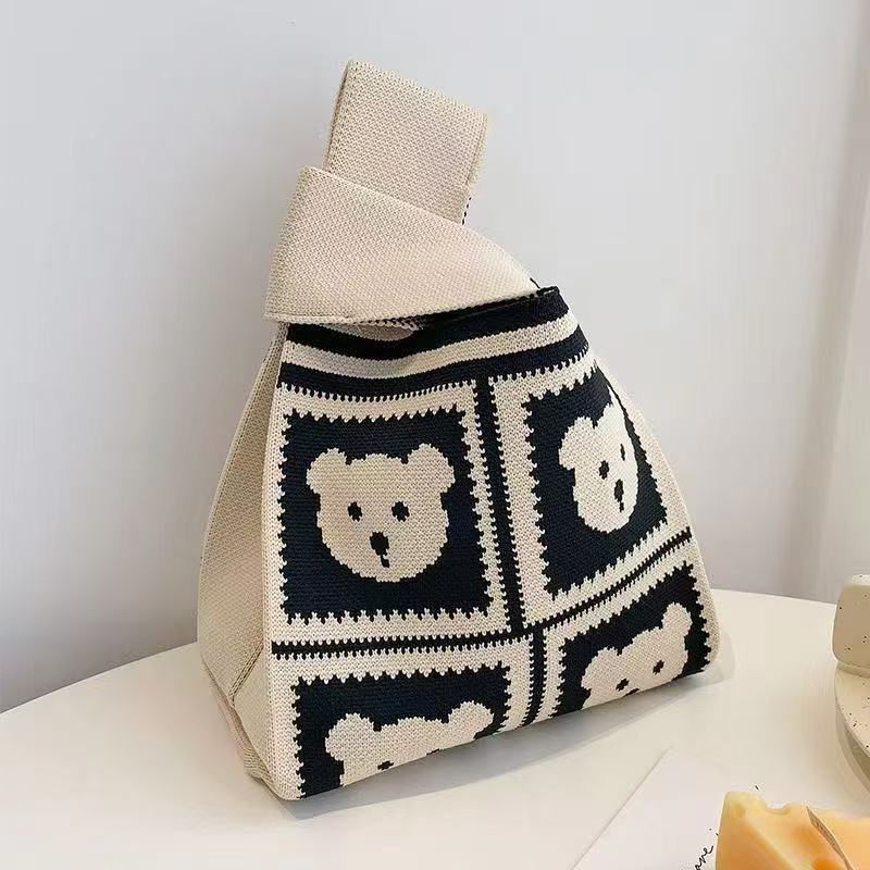 100+ Styles Knit Mini Tote Bags