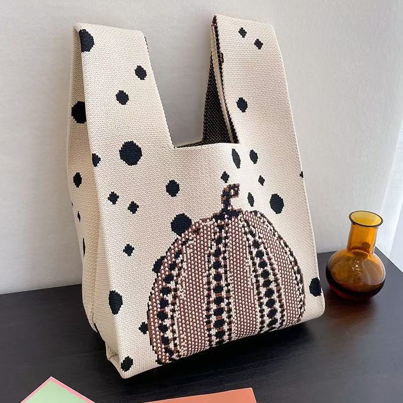100+ Styles Knit Mini Tote Bags
