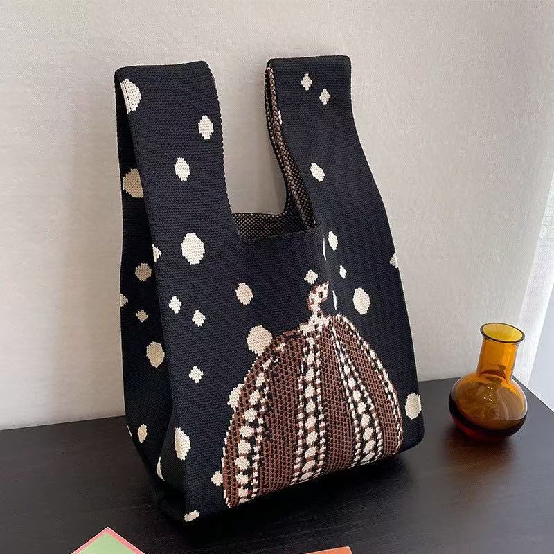 100+ Styles Knit Mini Tote Bags
