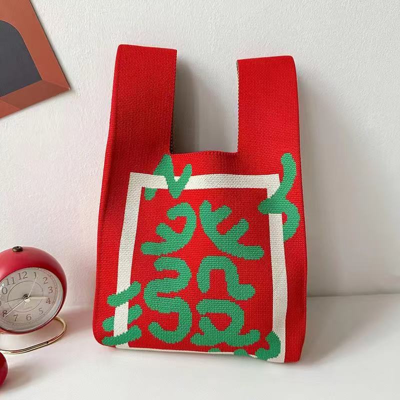 100+ Styles Knit Mini Tote Bags