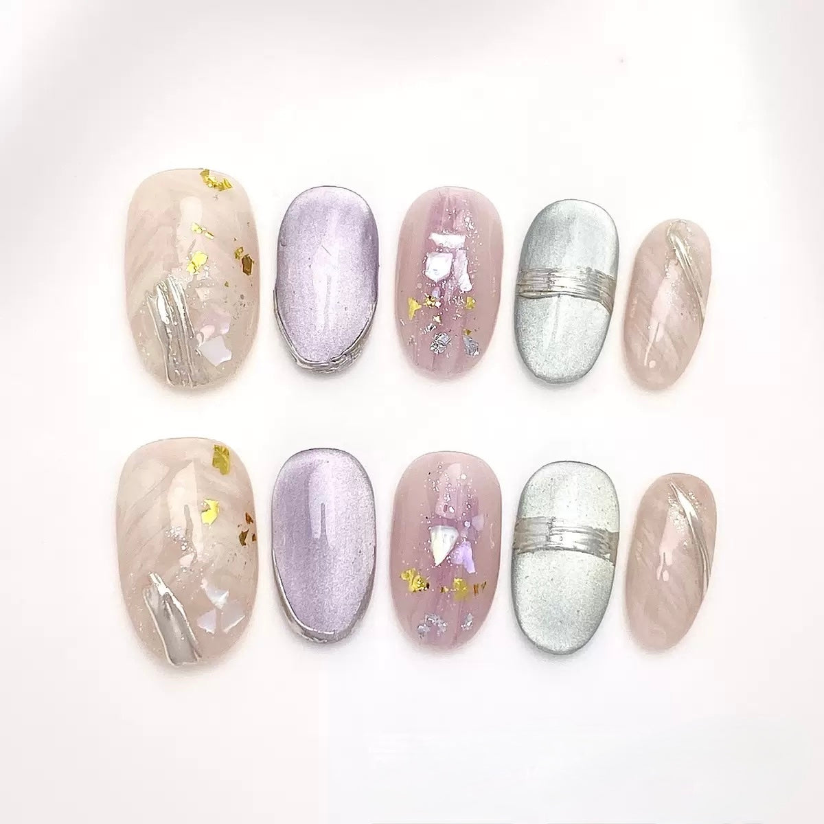 Mystic Amber - Fairy Chic Handmade Press On Nails