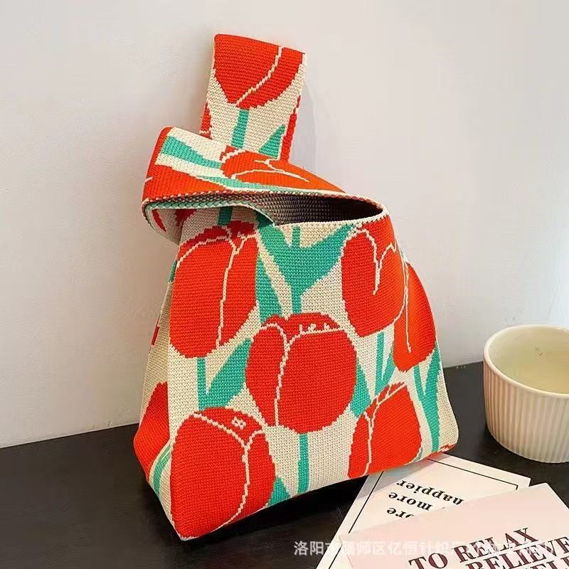 100+ Styles Knit Mini Tote Bags