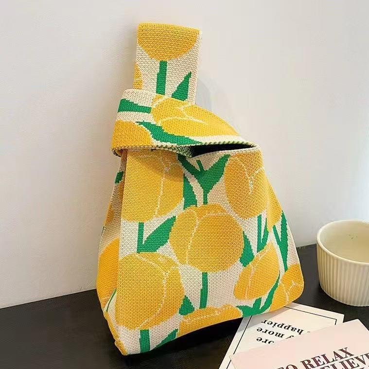 100+ Styles Knit Mini Tote Bags
