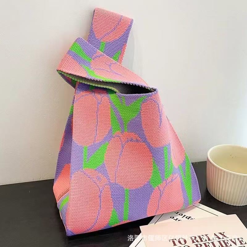 100+ Styles Knit Mini Tote Bags