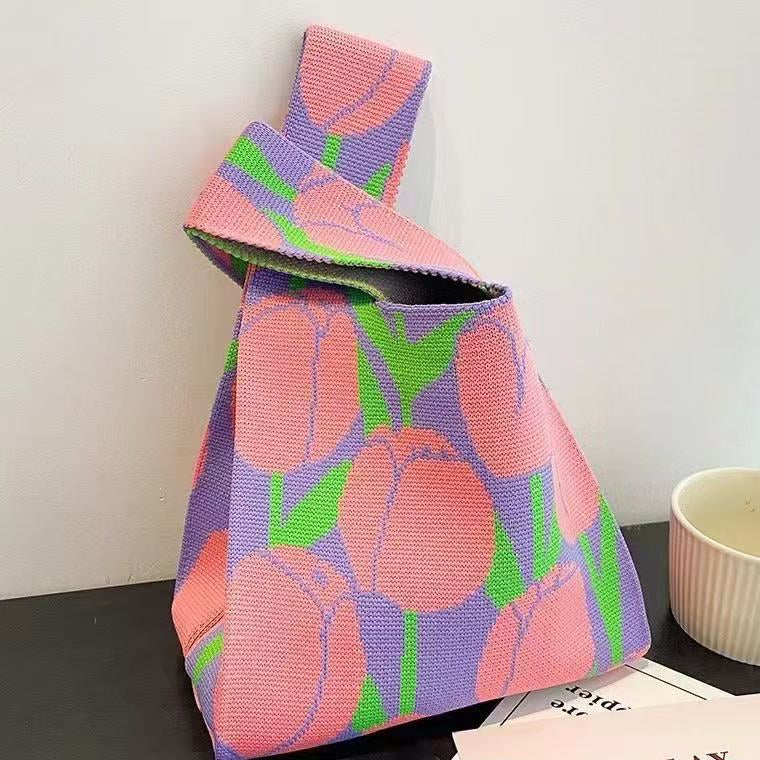 100+ Styles Knit Mini Tote Bags