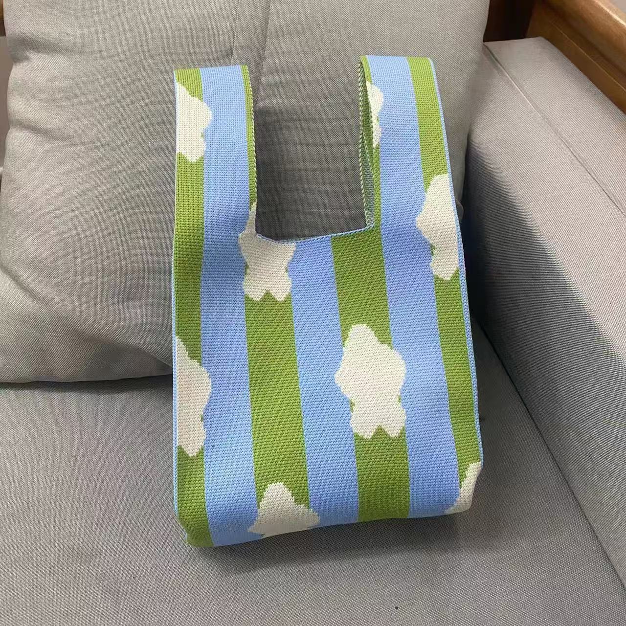 100+ Styles Knit Mini Tote Bags