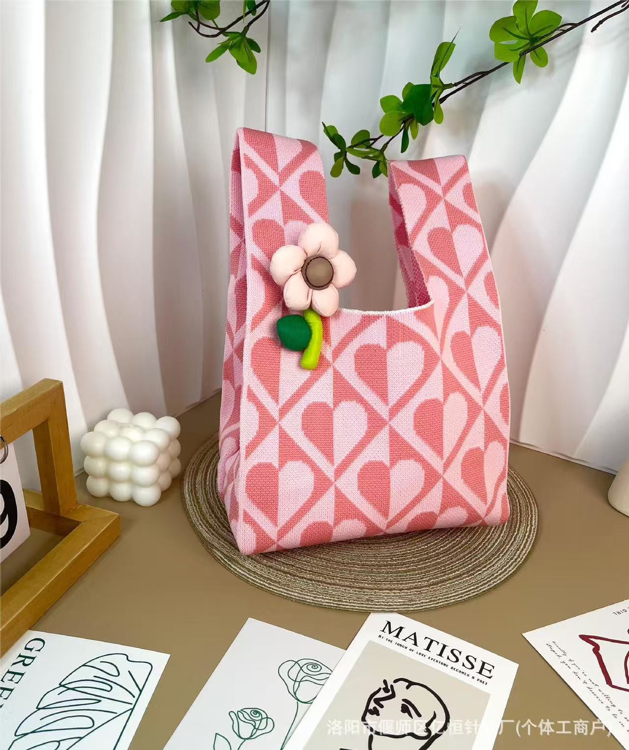 100+ Styles Knit Mini Tote Bags