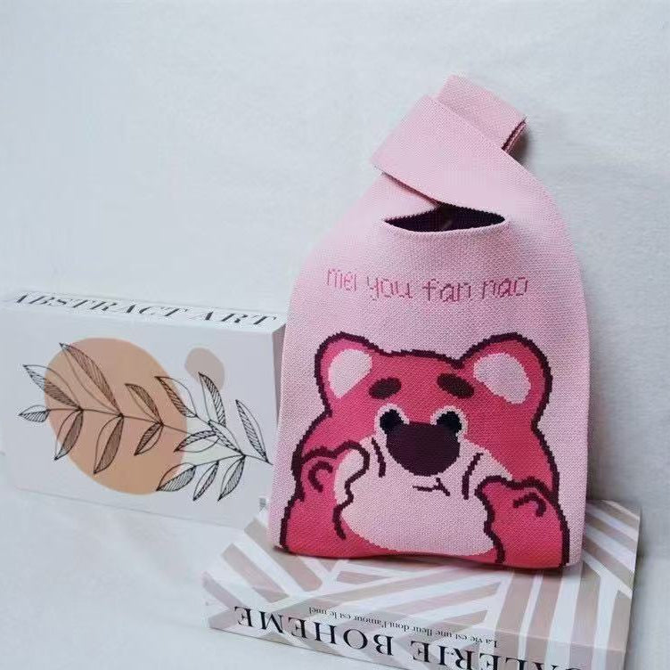 100+ Styles Knit Mini Tote Bags