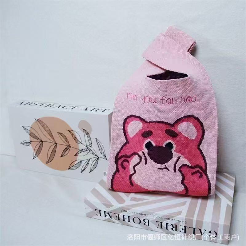 100+ Styles Knit Mini Tote Bags