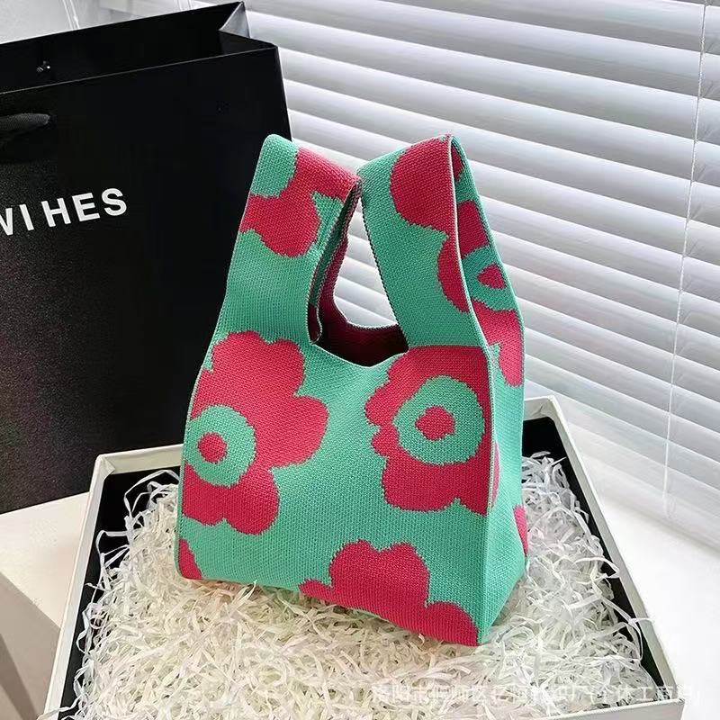 100+ Styles Knit Mini Tote Bags
