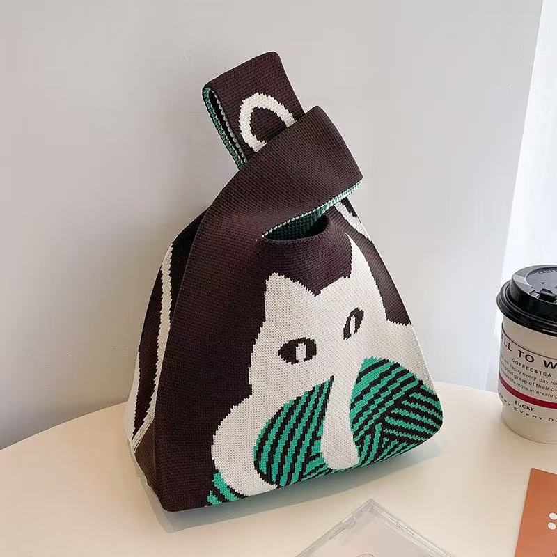 100+ Styles Knit Mini Tote Bags