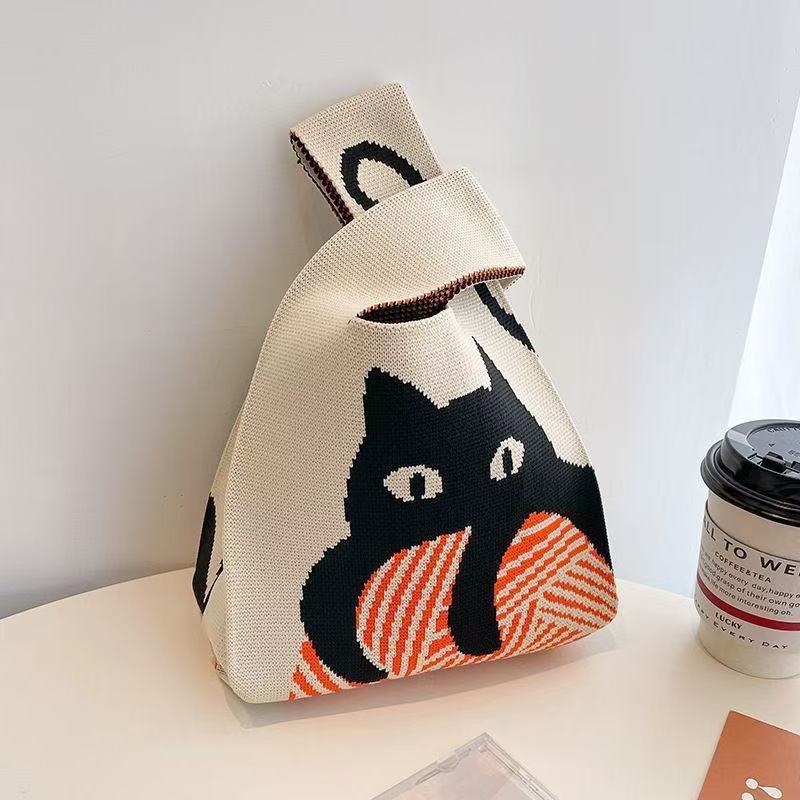 100+ Styles Knit Mini Tote Bags