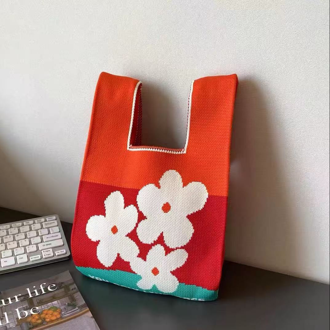 100+ Styles Knit Mini Tote Bags