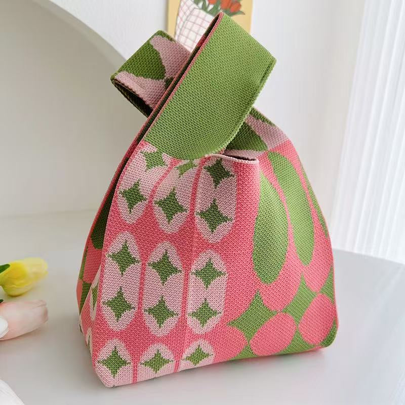 100+ Styles Knit Mini Tote Bags