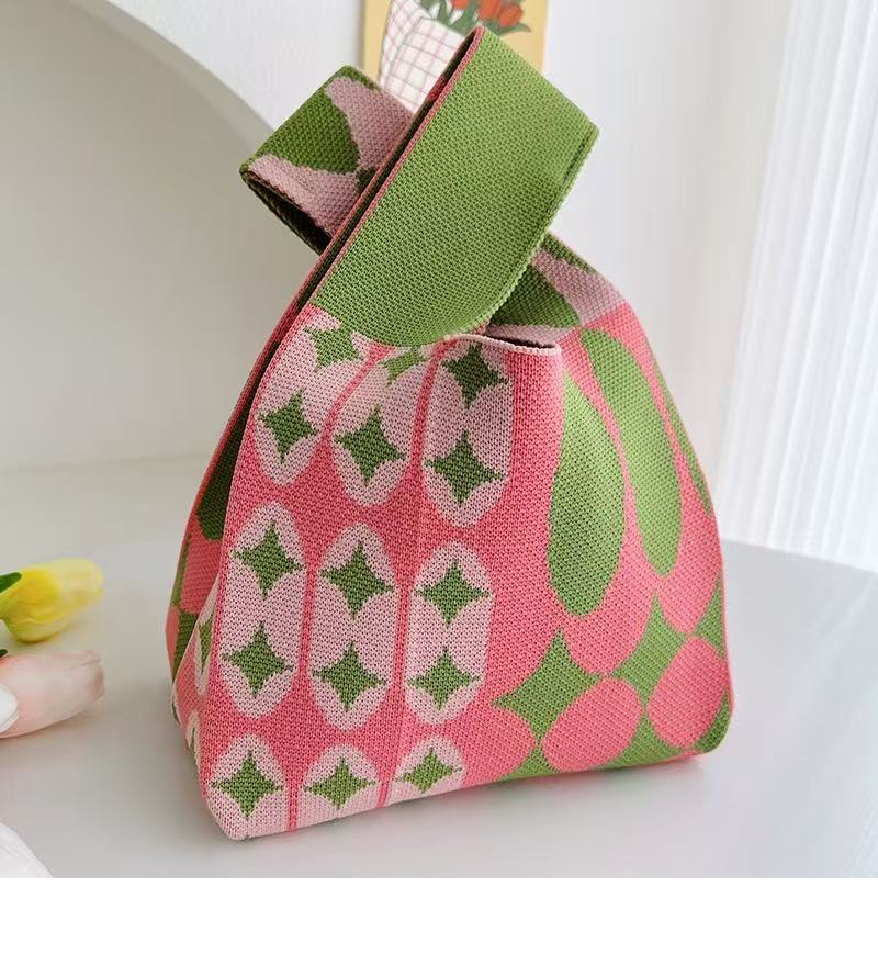100+ Styles Knit Mini Tote Bags