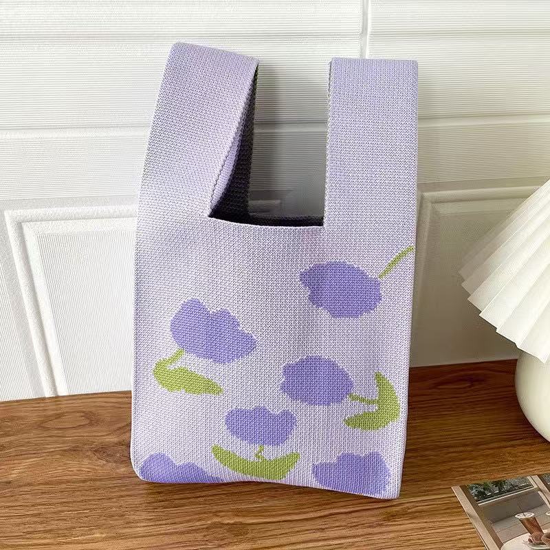 100+ Styles Knit Mini Tote Bags