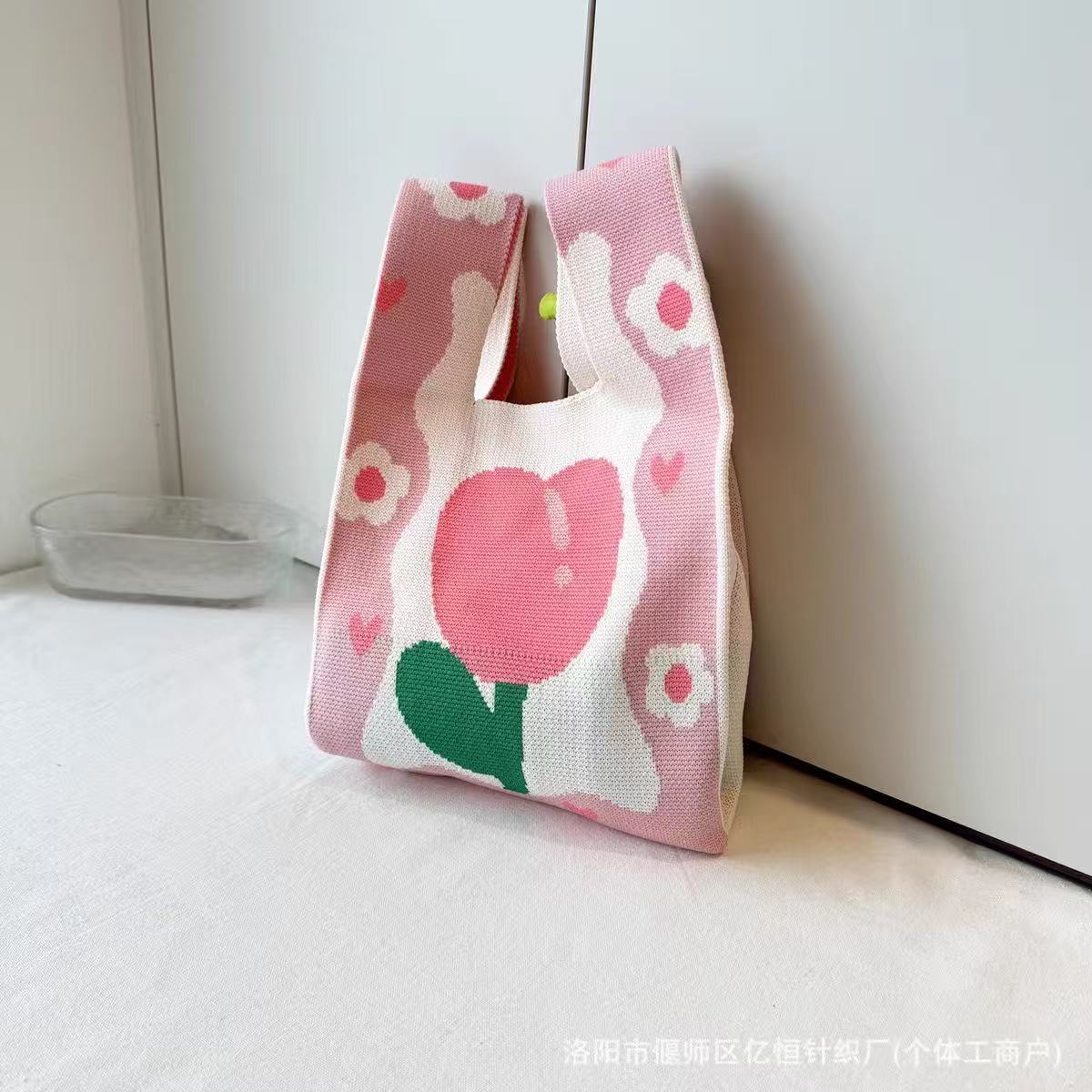 100+ Styles Knit Mini Tote Bags