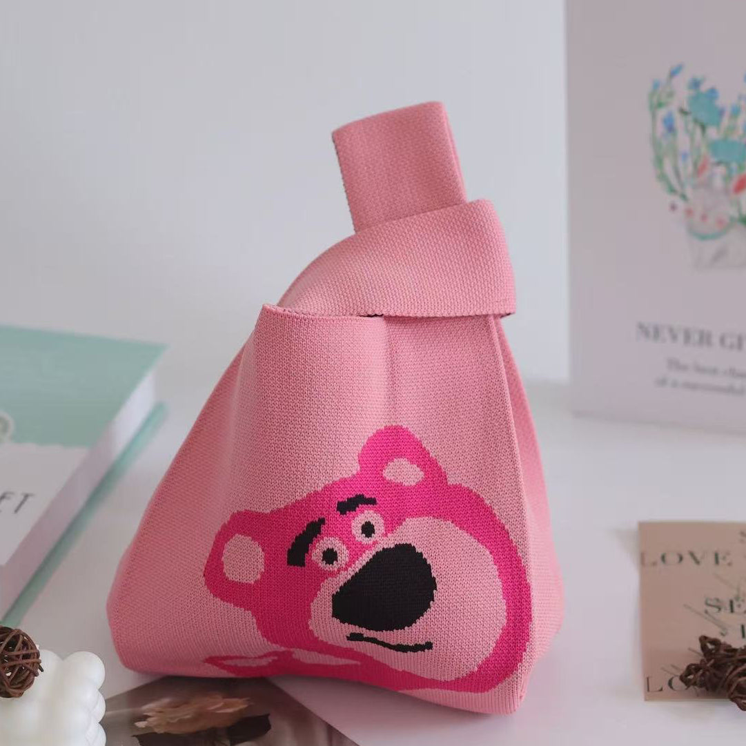 100+ Styles Knit Mini Tote Bags