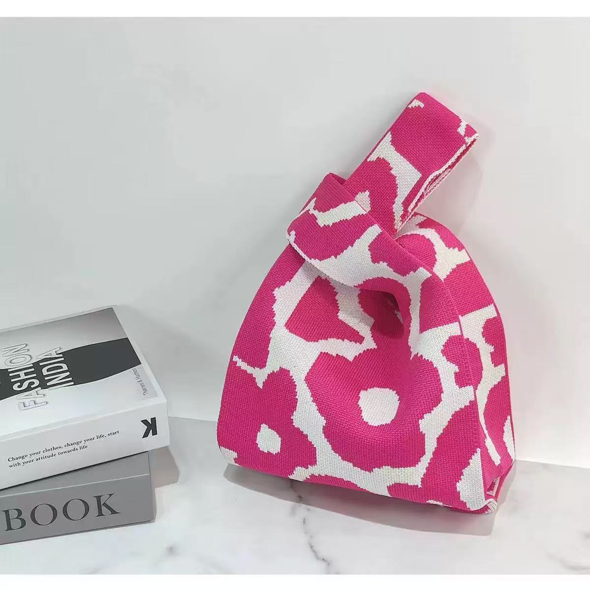 100+ Styles Knit Mini Tote Bags