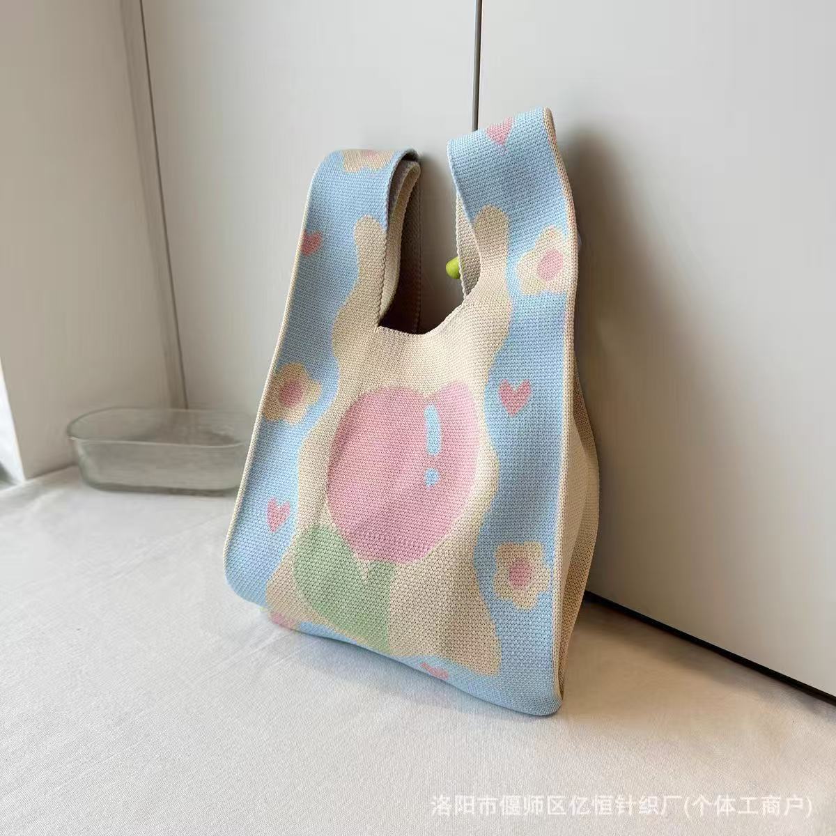 100+ Styles Knit Mini Tote Bags