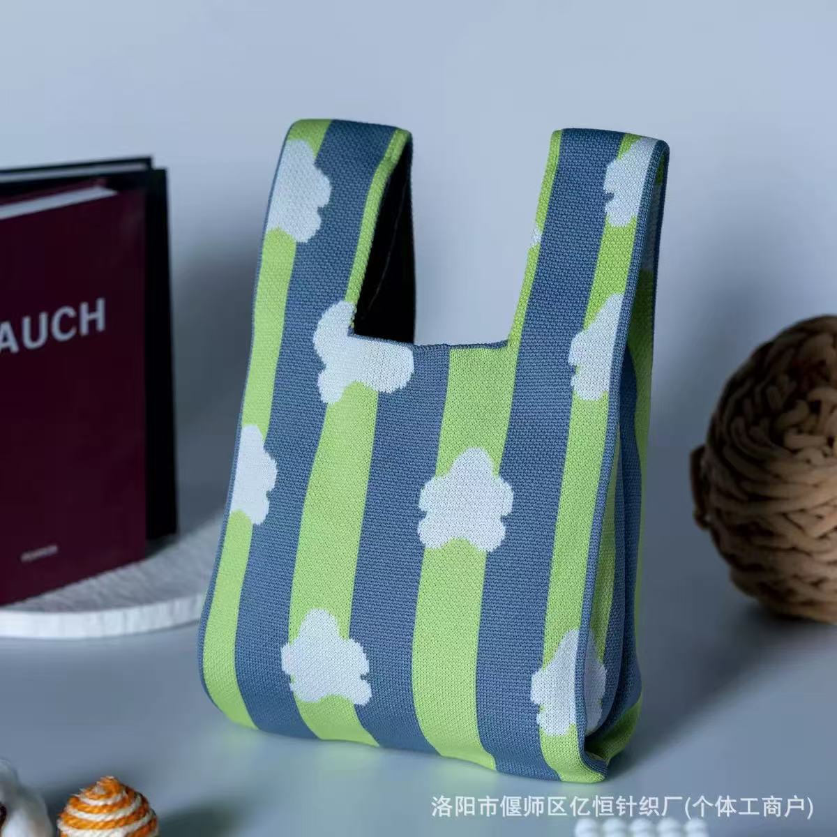 100+ Styles Knit Mini Tote Bags