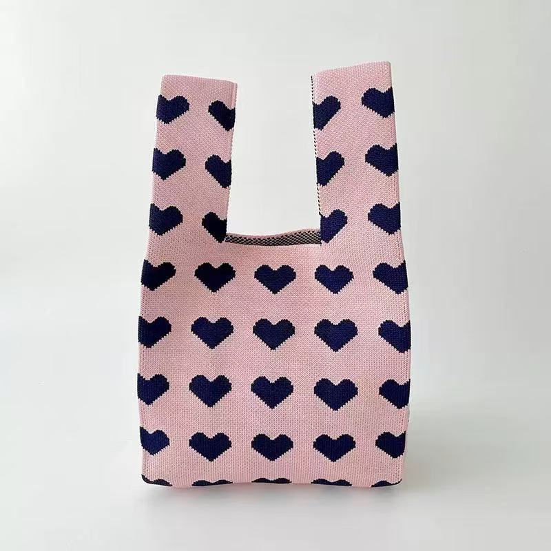 100+ Styles Knit Mini Tote Bags