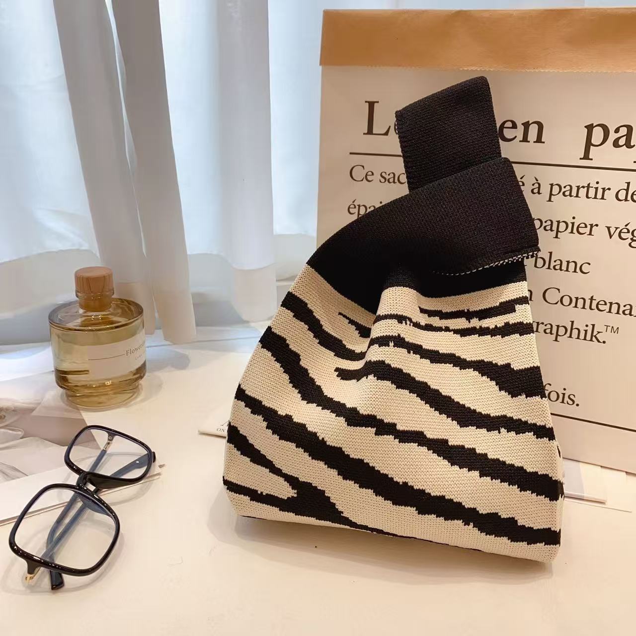 100+ Styles Knit Mini Tote Bags