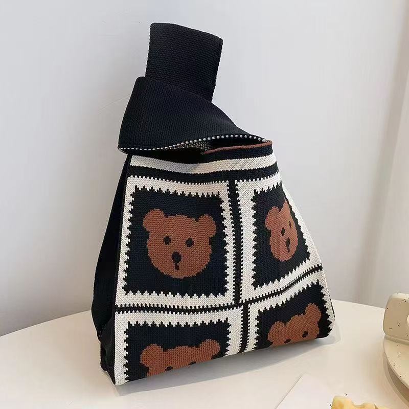 100+ Styles Knit Mini Tote Bags